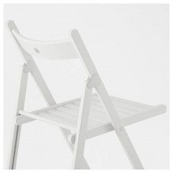 Фото2.Стул раскладной, белый TERJE IKEA 802.224.41